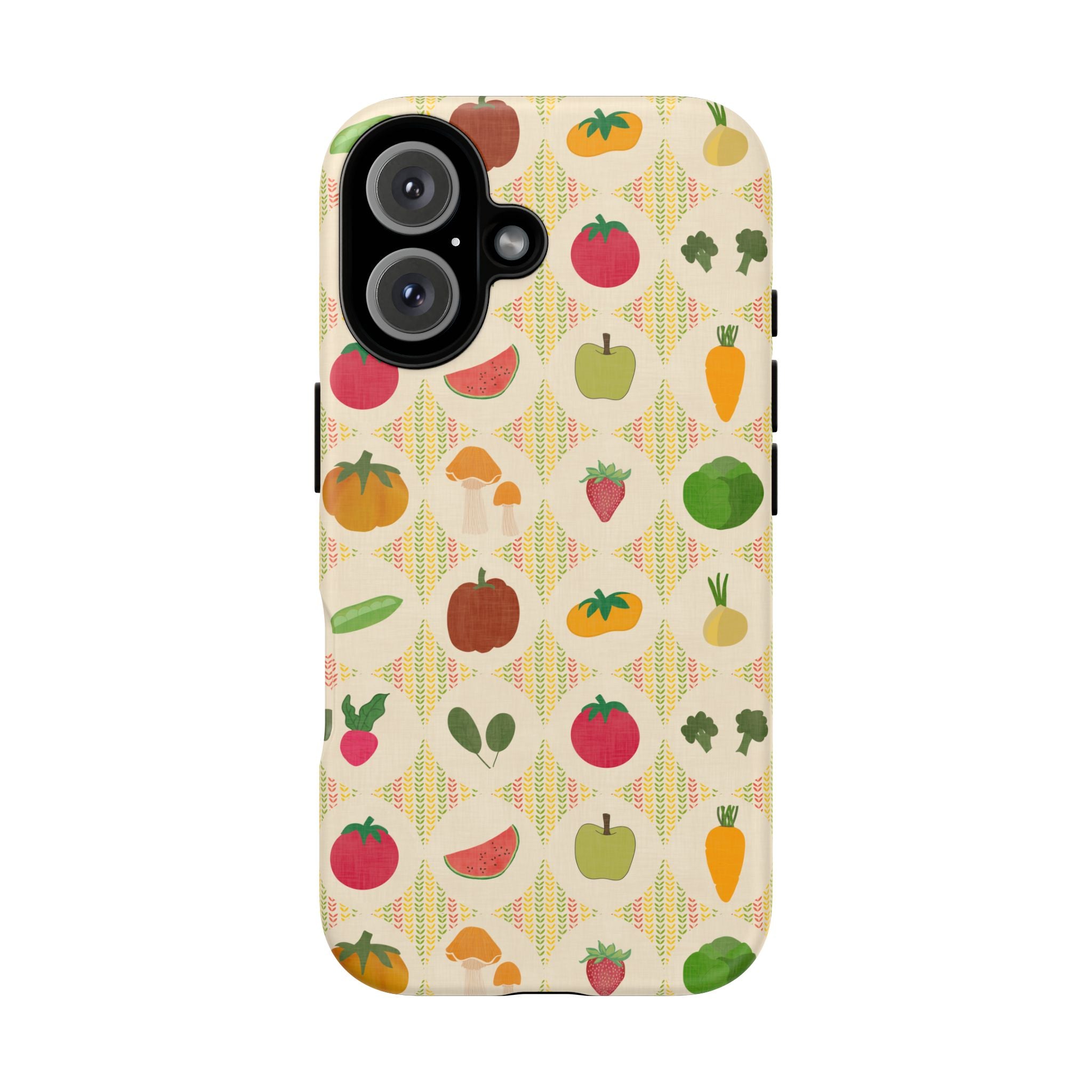 Fruits & Veggies Phone Case - Colorful Tough Cases for Plant Lovers, Gift for Gardeners, Eco-Friendly Accessory, Fun Phone Cover, [...]
