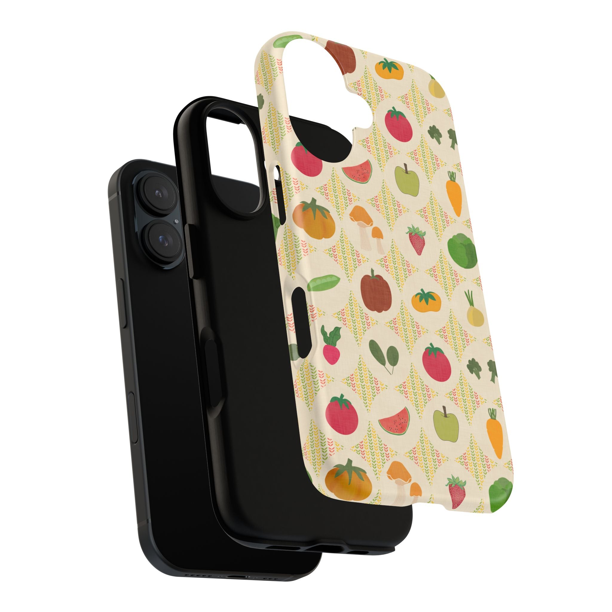 Fruits & Veggies Phone Case - Colorful Tough Cases for Plant Lovers, Gift for Gardeners, Eco-Friendly Accessory, Fun Phone Cover, [...]