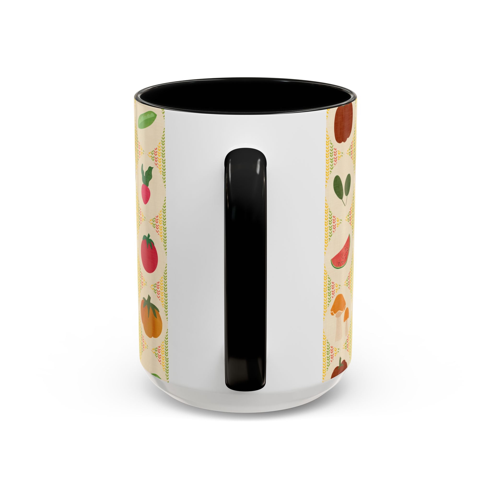 Colorful Vegetable Accent Coffee Mug - Perfect for Garden Lovers and Tea Enthusiasts, Gift for Home, Kitchen Decor, Eco-Friendly