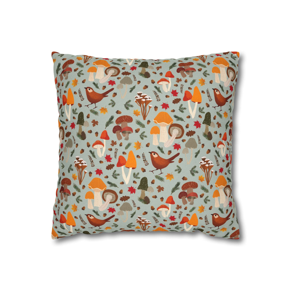 Nature-Inspired Decorative Pillowcase for Cozy Home Decor, Cozy Pillow Cover, Floral Pillowcase, Gift for Nature Lovers, Unique Home Accent