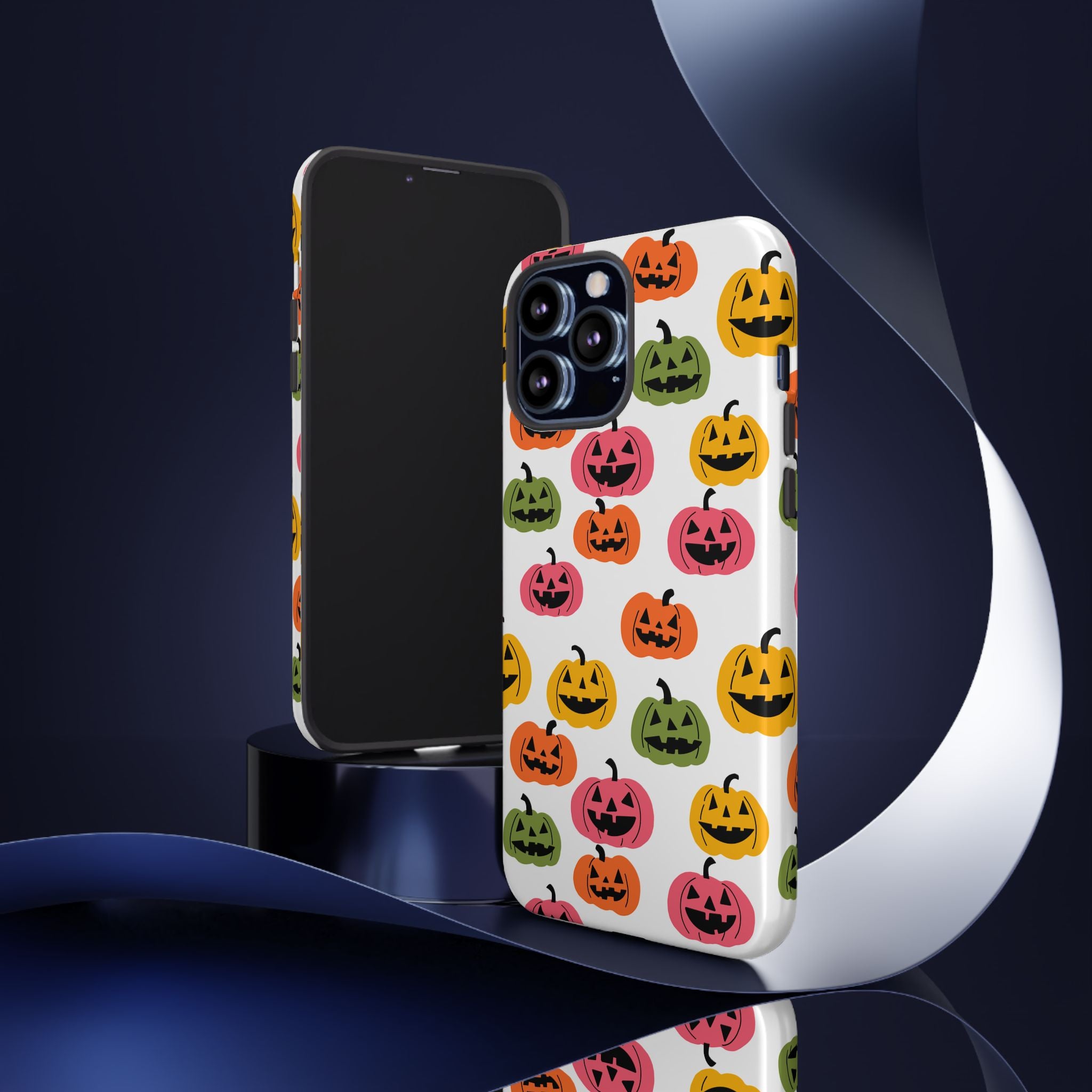 Halloween Pumpkin Phone Case, Scary Phone Cover, Spooky Gift, Fall Decor, Autumn Accessory, Seasonal Style