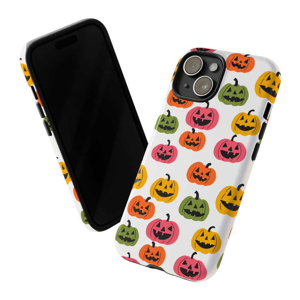 Halloween Pumpkin Phone Case, Scary Phone Cover, Spooky Gift, Fall Decor, Autumn Accessory, Seasonal Style