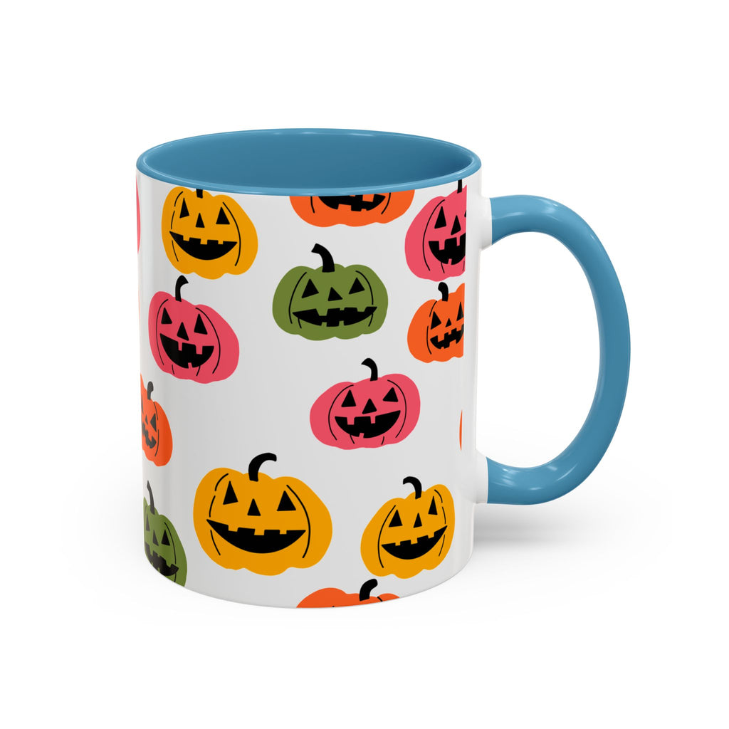 Halloween Pumpkin Coffee Mug, Spooky Decor, Fall Drinkware, Fun Gift for Halloween Lovers, Cute Pumpkin Design