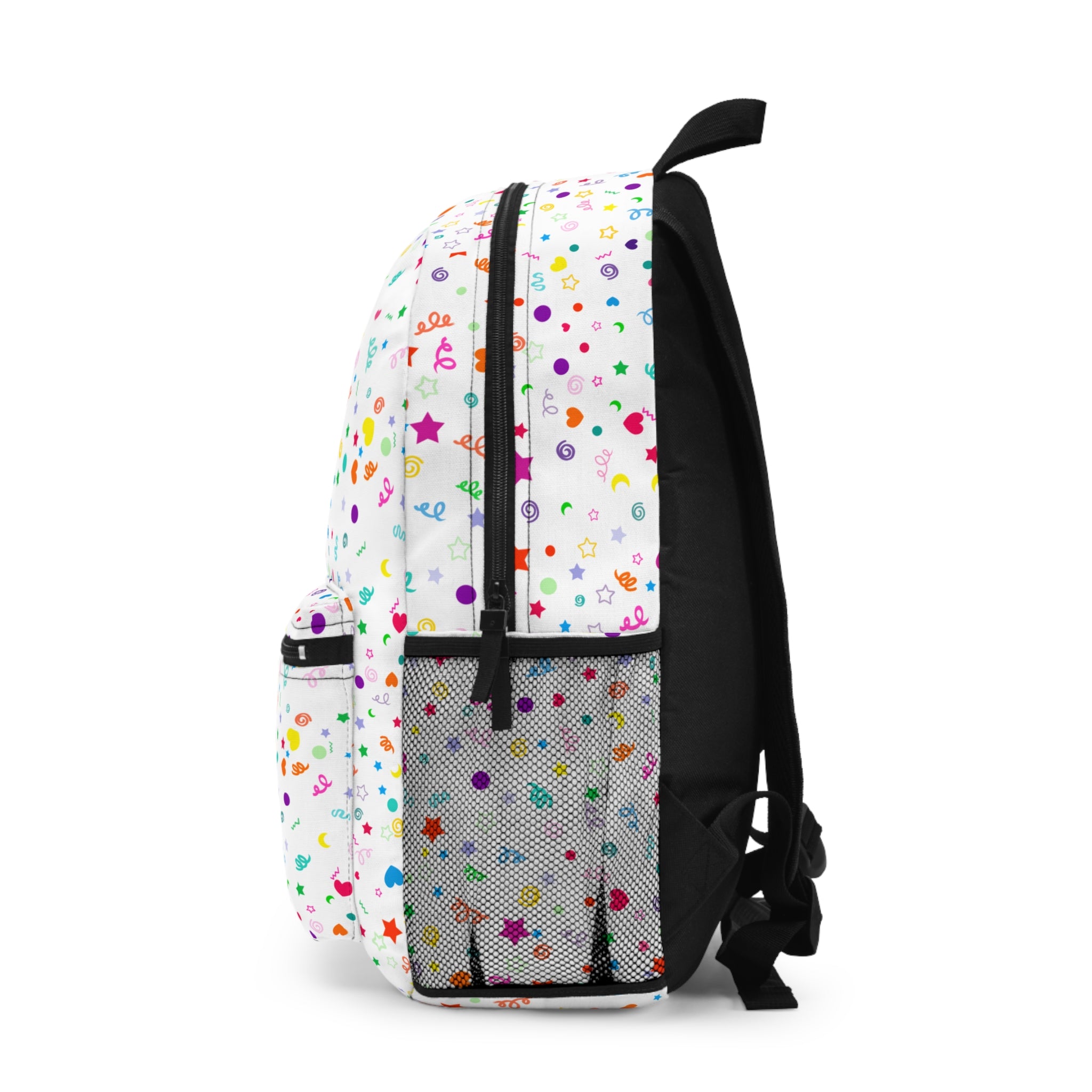 Colorful Starry Backpack - Daily Use, School Bag, Travel Companion, Cute Accessory for Kids & Teens