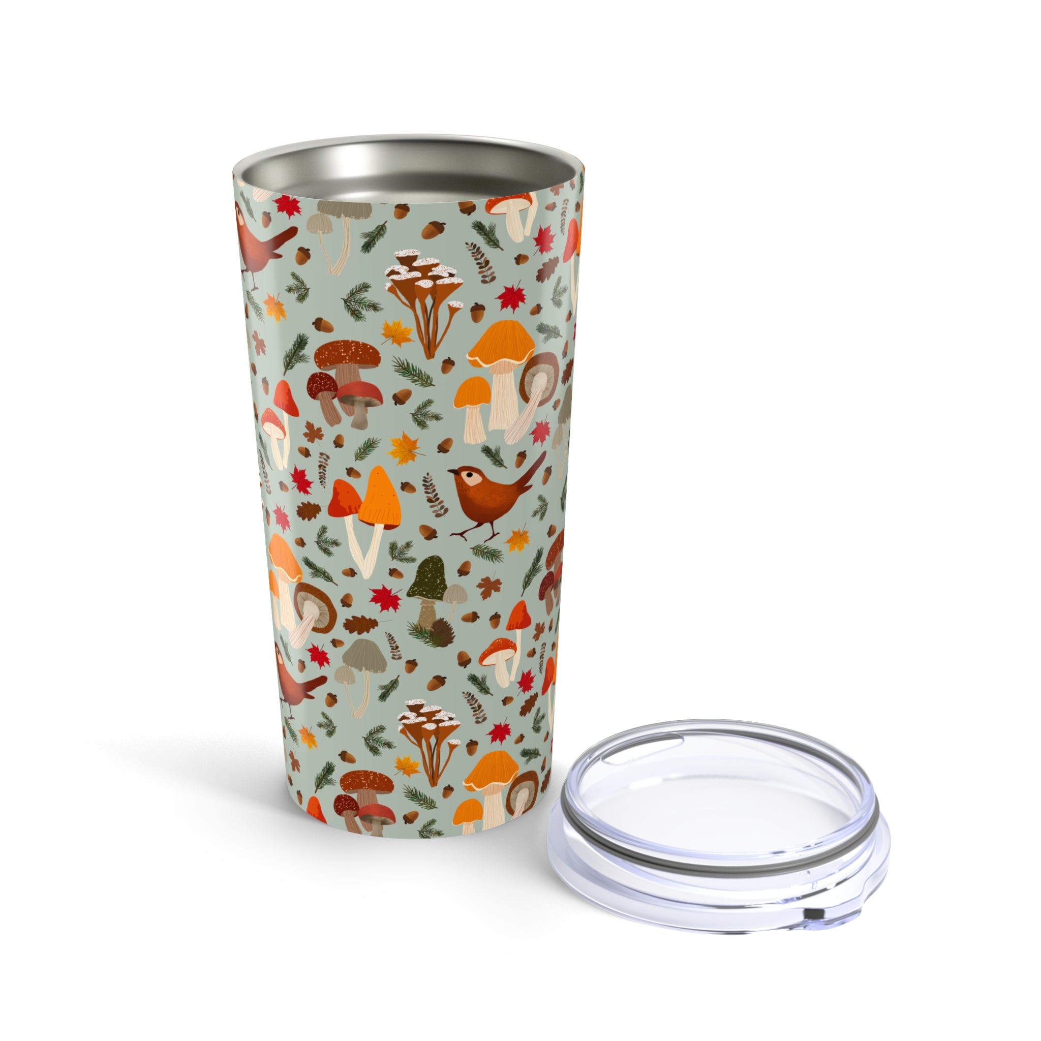 Autumn Floral Tumbler 20oz | Fall Drinkware | Nature Lover Gift | Eco-Friendly Travel Mug | Coffee Cup | Halloween Decor