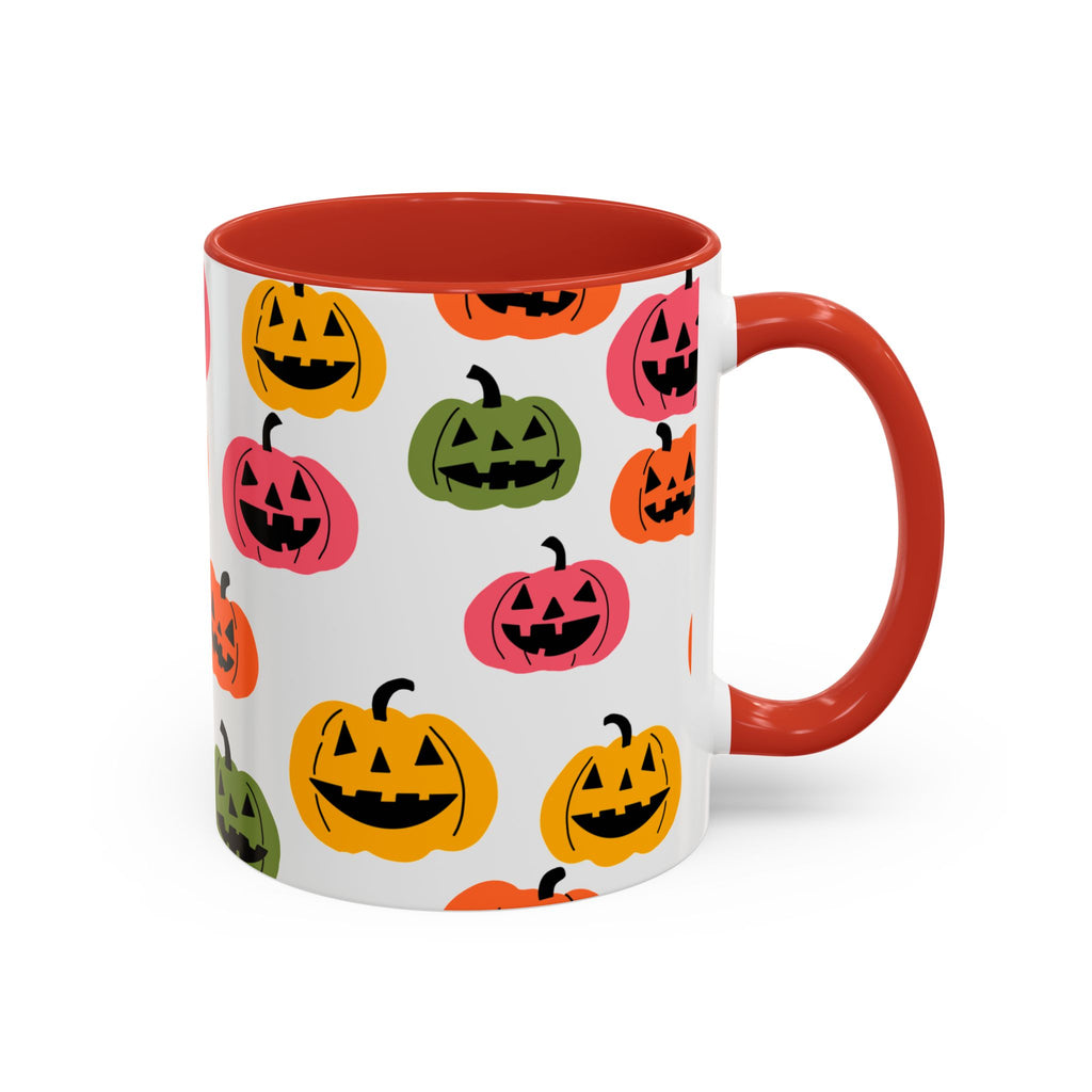 Halloween Pumpkin Coffee Mug, Spooky Decor, Fall Drinkware, Fun Gift for Halloween Lovers, Cute Pumpkin Design