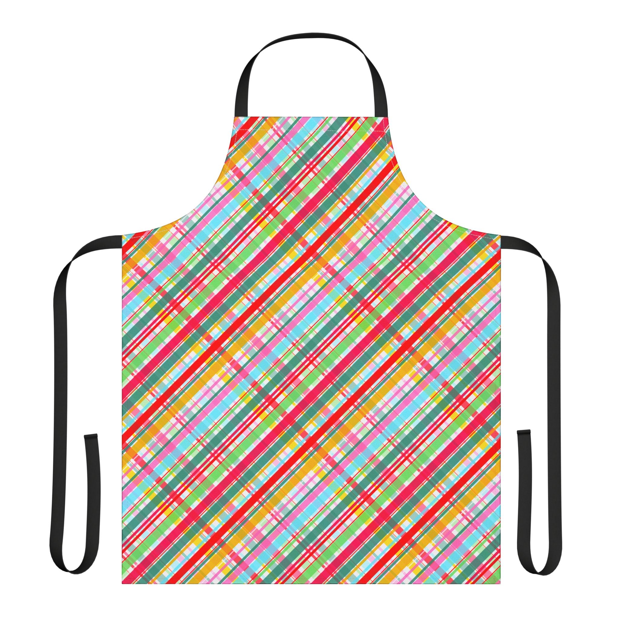 Colorful Plaid Apron for Cooking, Gardening, Crafting, Holiday Gifts, Home Chef, Kitchen Essentials