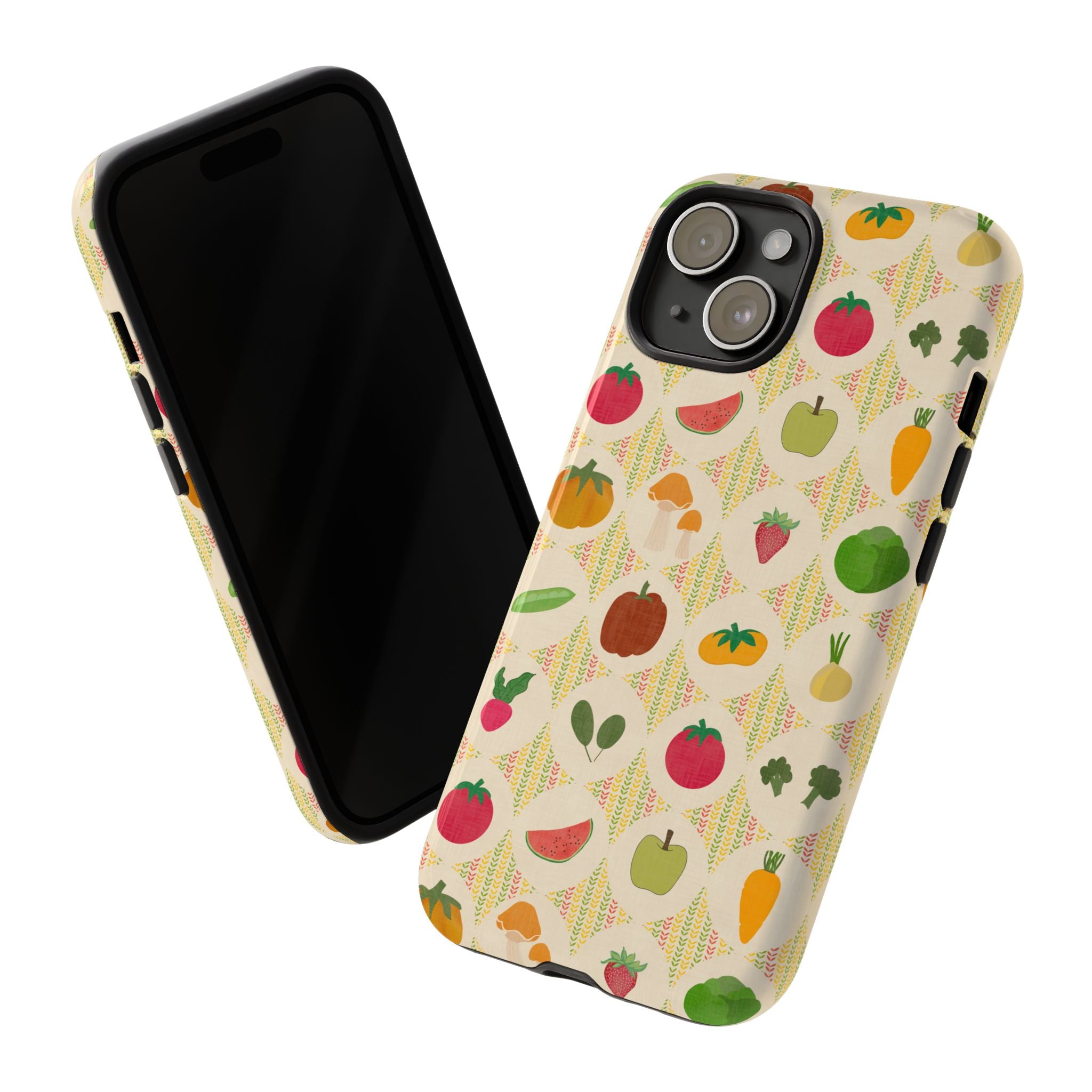Fruits & Veggies Phone Case - Colorful Tough Cases for Plant Lovers, Gift for Gardeners, Eco-Friendly Accessory, Fun Phone Cover, [...]