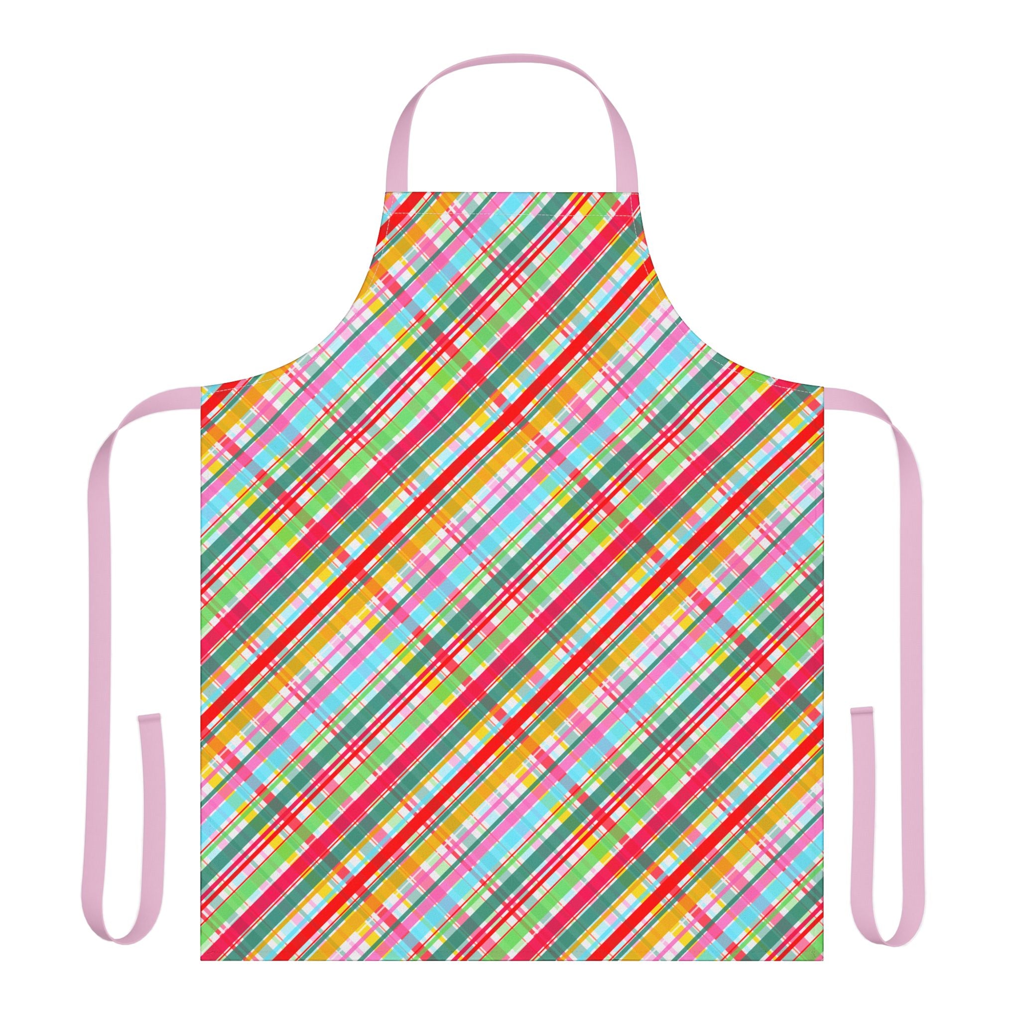 Colorful Plaid Apron for Cooking, Gardening, Crafting, Holiday Gifts, Home Chef, Kitchen Essentials