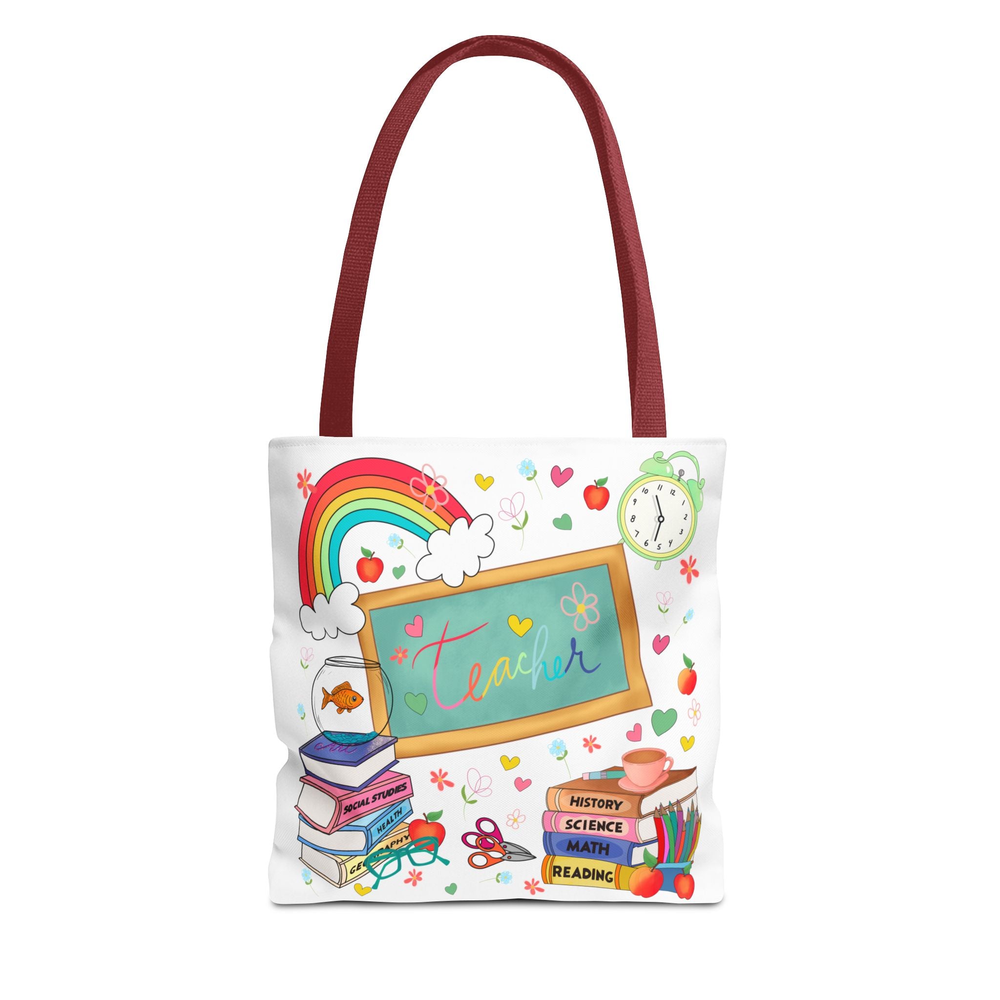 Teacher Tote Bag - Inspirational, Gift for Educators, Back to School, Classroom Decor, Fun and Functional