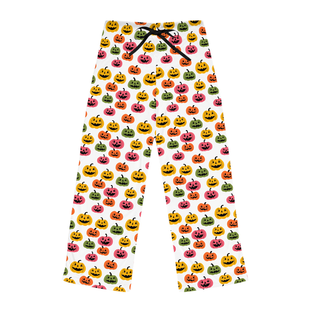 Cozy Halloween Pajama Pants, Fun Pumpkin Print Sleepwear, Women's Lounge Pants, Fall Sleepwear, Festive Halloween Clothing