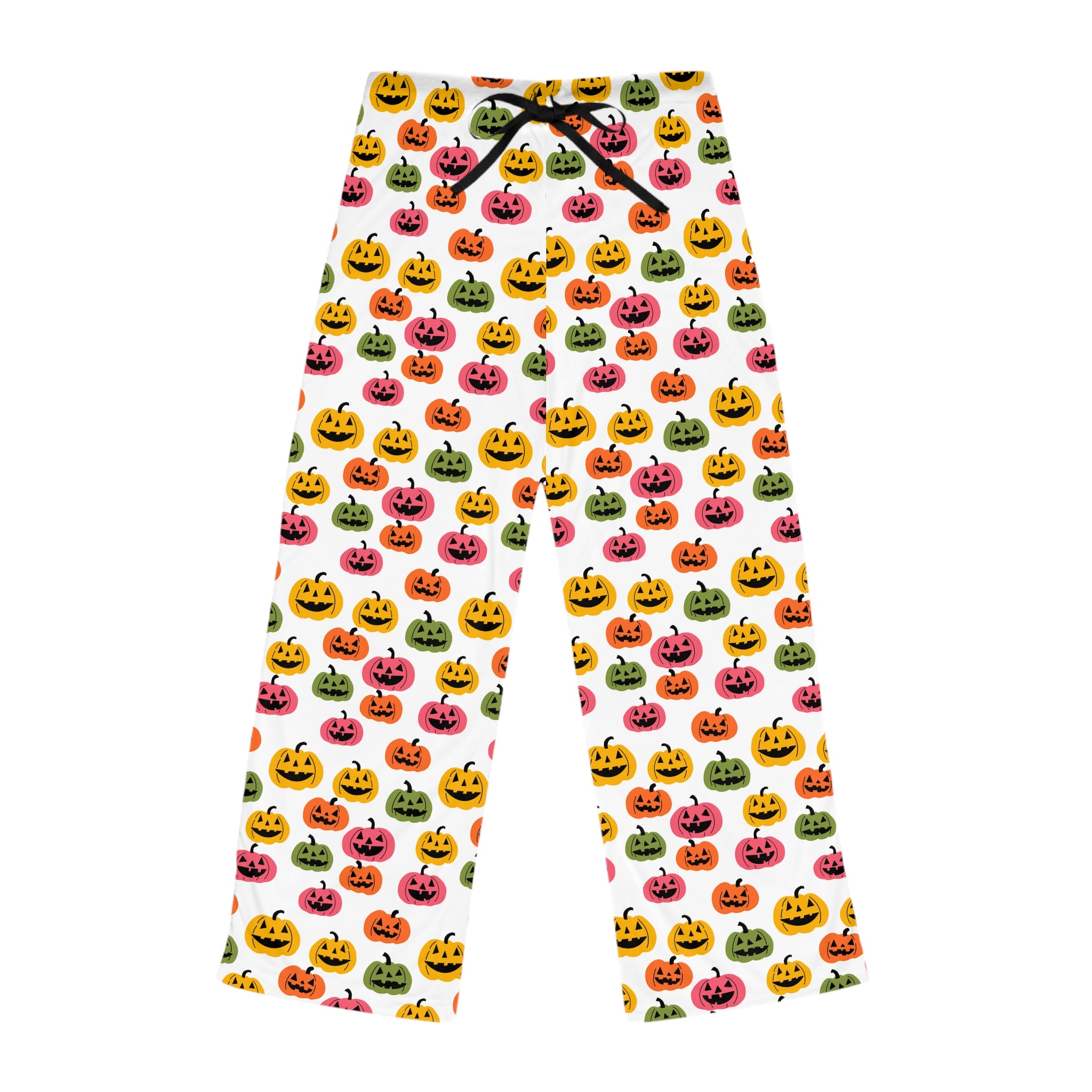 Cozy Halloween Pajama Pants, Fun Pumpkin Print Sleepwear, Women's Lounge Pants, Fall Sleepwear, Festive Halloween Clothing