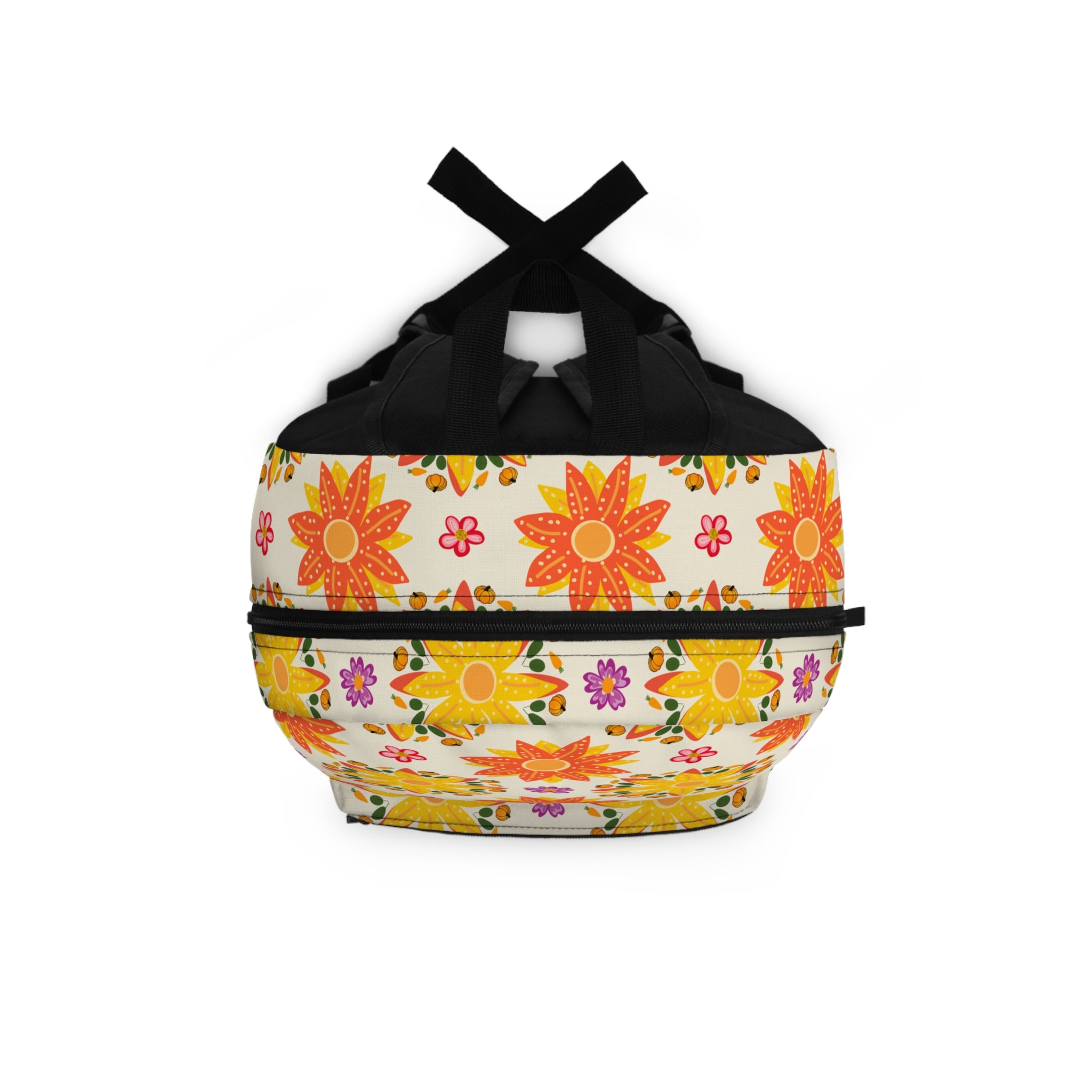 Floral Print Backpack, Trendy School Bag, Cute Travel Rucksack, Stylish Daypack, Gift for Students, Colorful Tote