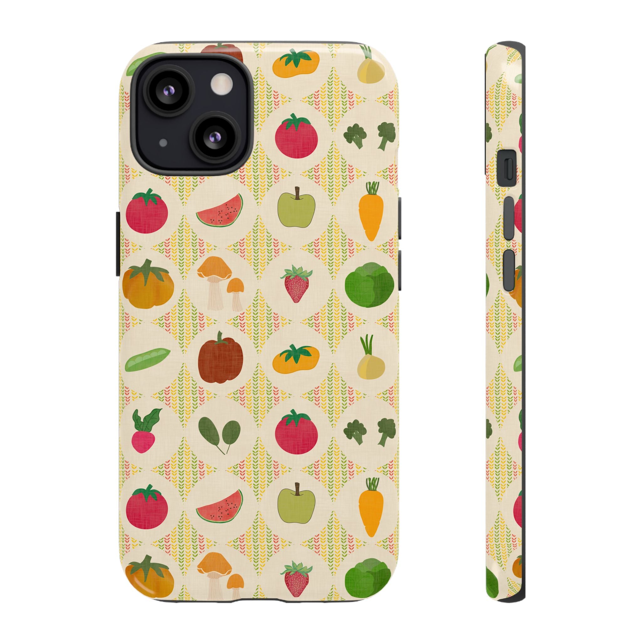Fruits & Veggies Phone Case - Colorful Tough Cases for Plant Lovers, Gift for Gardeners, Eco-Friendly Accessory, Fun Phone Cover, [...]
