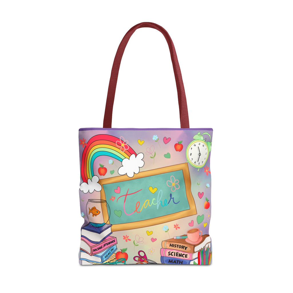 Teacher Tote Bag - Inspirational, Gift for Educators, Back to School, Classroom Decor, Fun and Functional