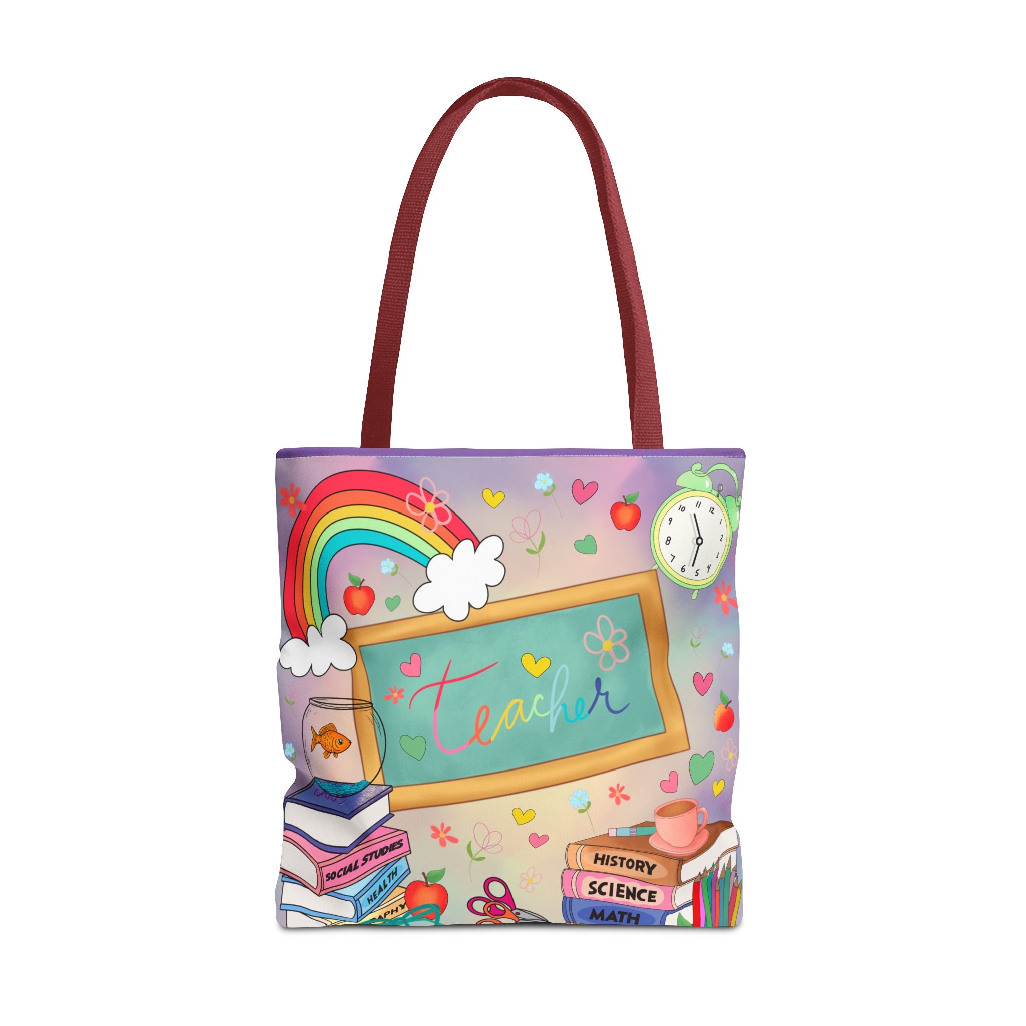 Teacher Tote Bag - Inspirational, Gift for Educators, Back to School, Classroom Decor, Fun and Functional