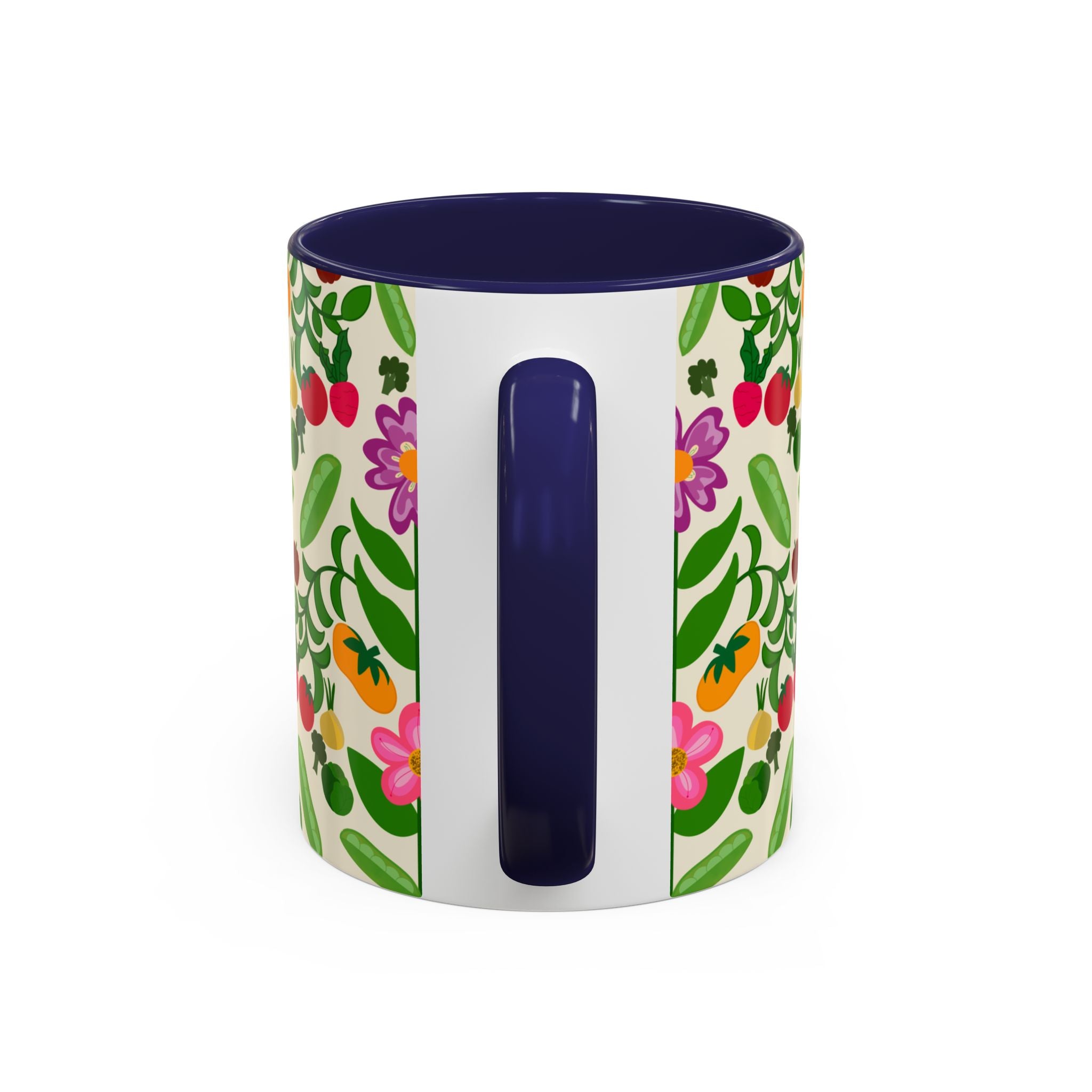 Bohemian Floral Accent Coffee Mug | Gift for Tea Lovers, Home Decor, Office Mug, Plant Lover's Gift, Spring Decor