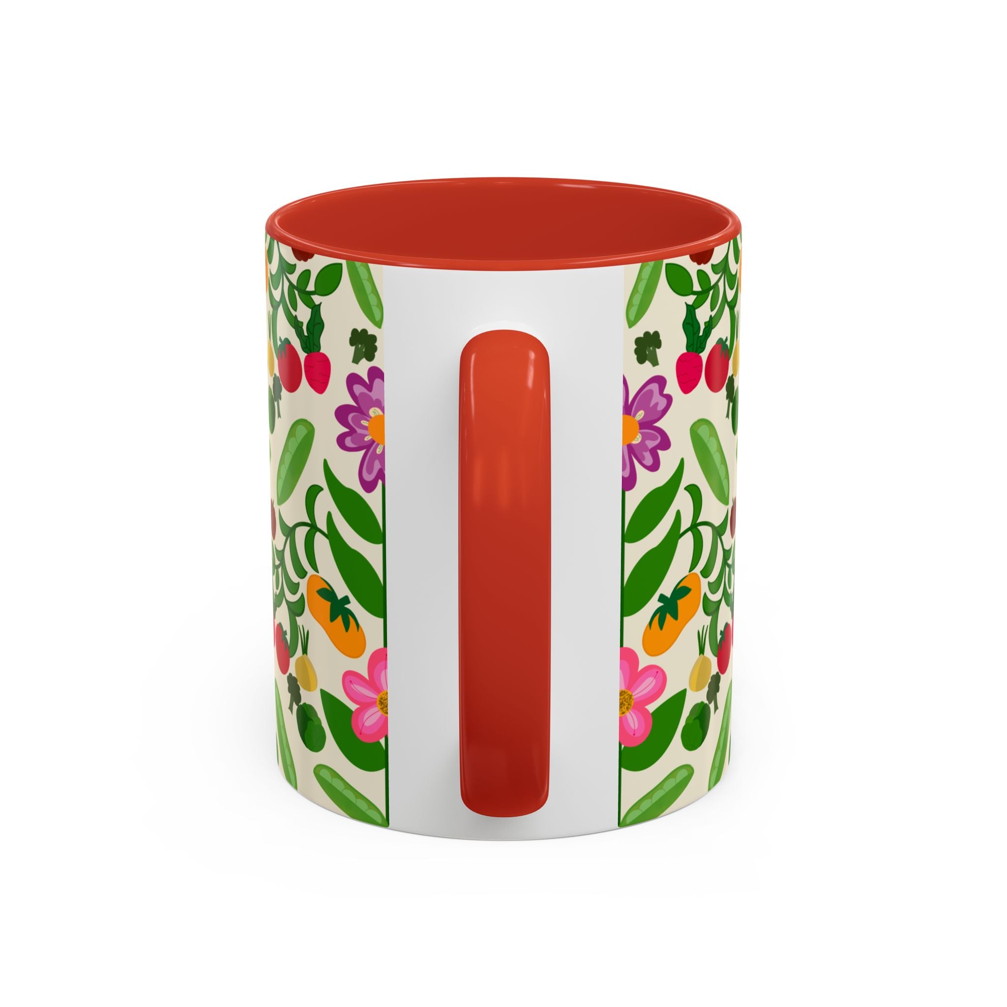 Bohemian Floral Accent Coffee Mug | Gift for Tea Lovers, Home Decor, Office Mug, Plant Lover's Gift, Spring Decor