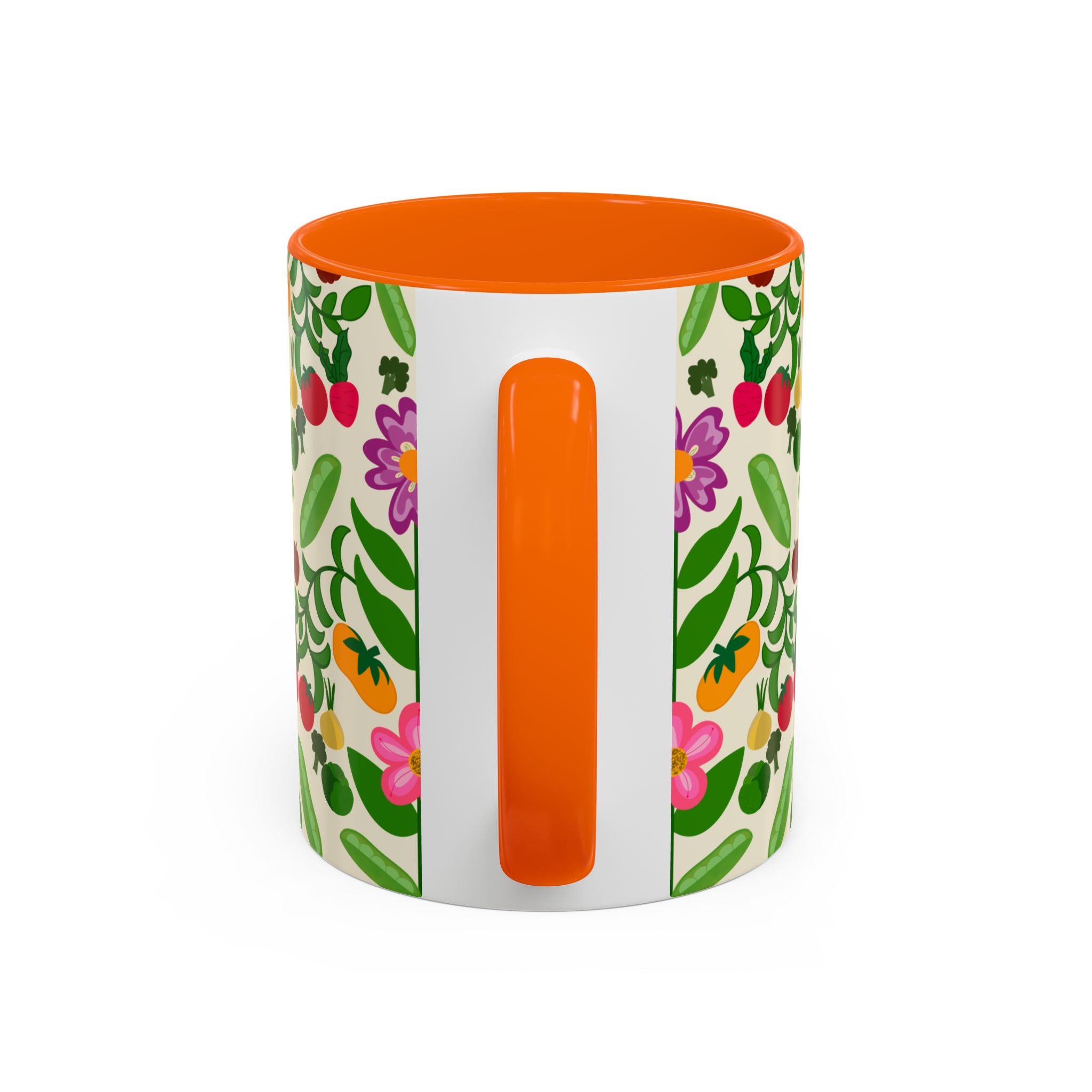 Bohemian Floral Accent Coffee Mug | Gift for Tea Lovers, Home Decor, Office Mug, Plant Lover's Gift, Spring Decor