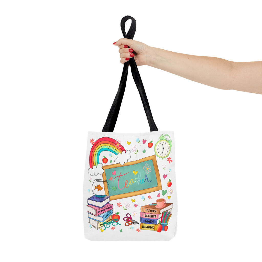 Teacher Tote Bag - Inspirational, Gift for Educators, Back to School, Classroom Decor, Fun and Functional