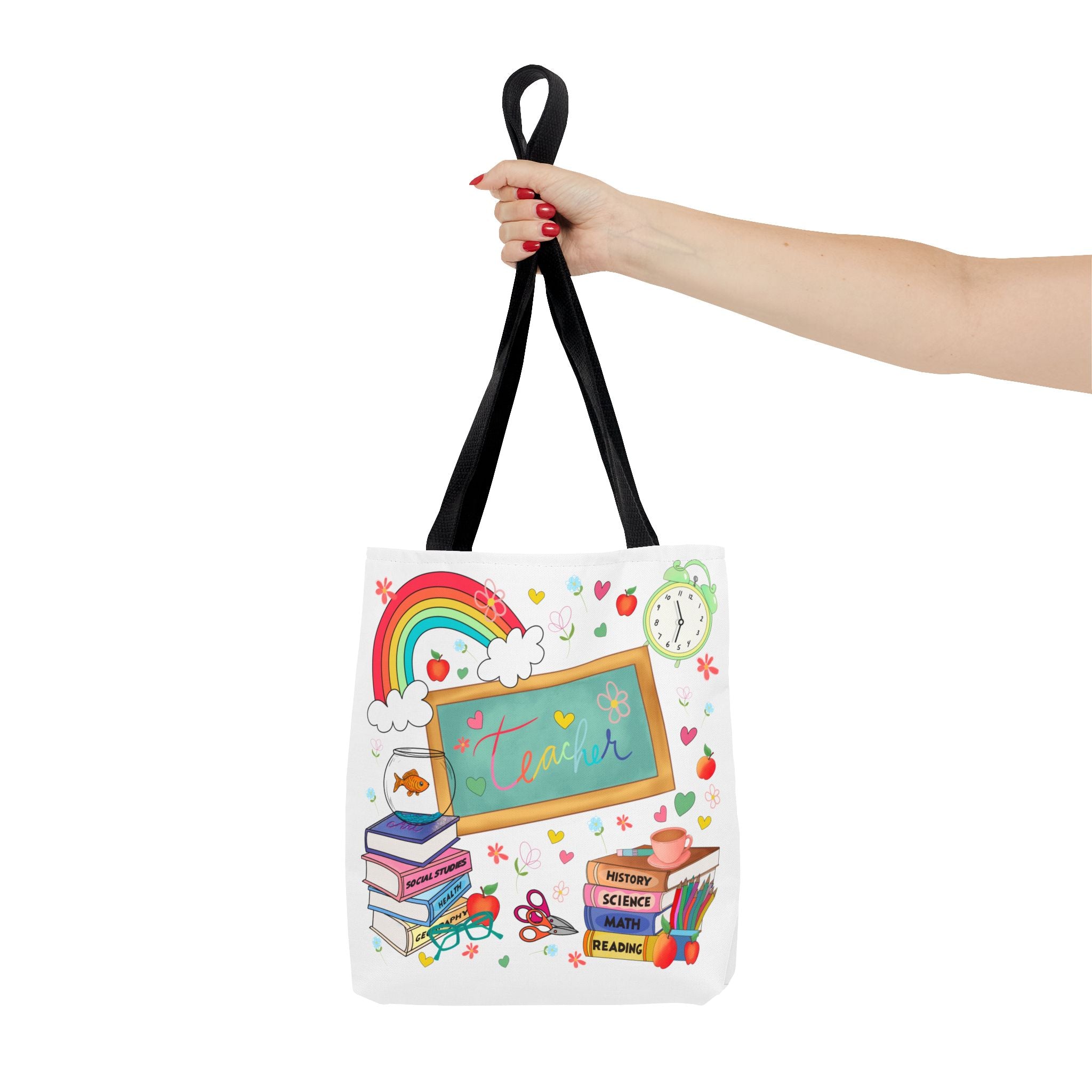Teacher Tote Bag - Inspirational, Gift for Educators, Back to School, Classroom Decor, Fun and Functional