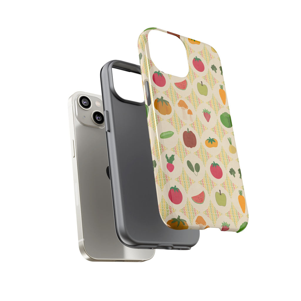 Fruits & Veggies Phone Case - Colorful Tough Cases for Plant Lovers, Gift for Gardeners, Eco-Friendly Accessory, Fun Phone Cover, [...]
