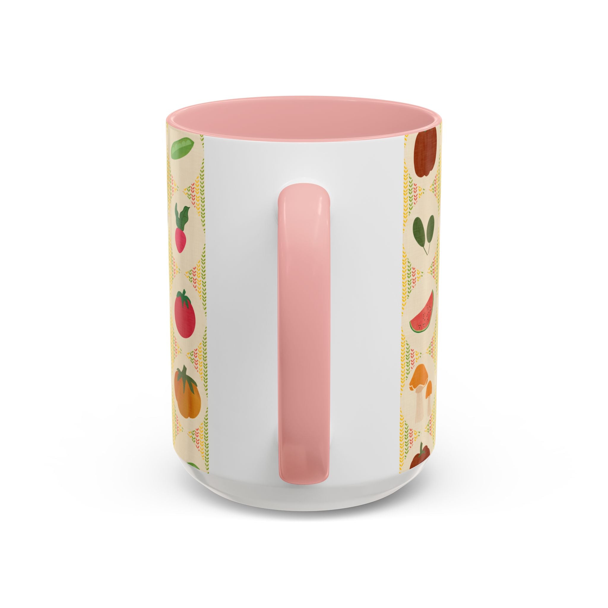 Colorful Vegetable Accent Coffee Mug - Perfect for Garden Lovers and Tea Enthusiasts, Gift for Home, Kitchen Decor, Eco-Friendly