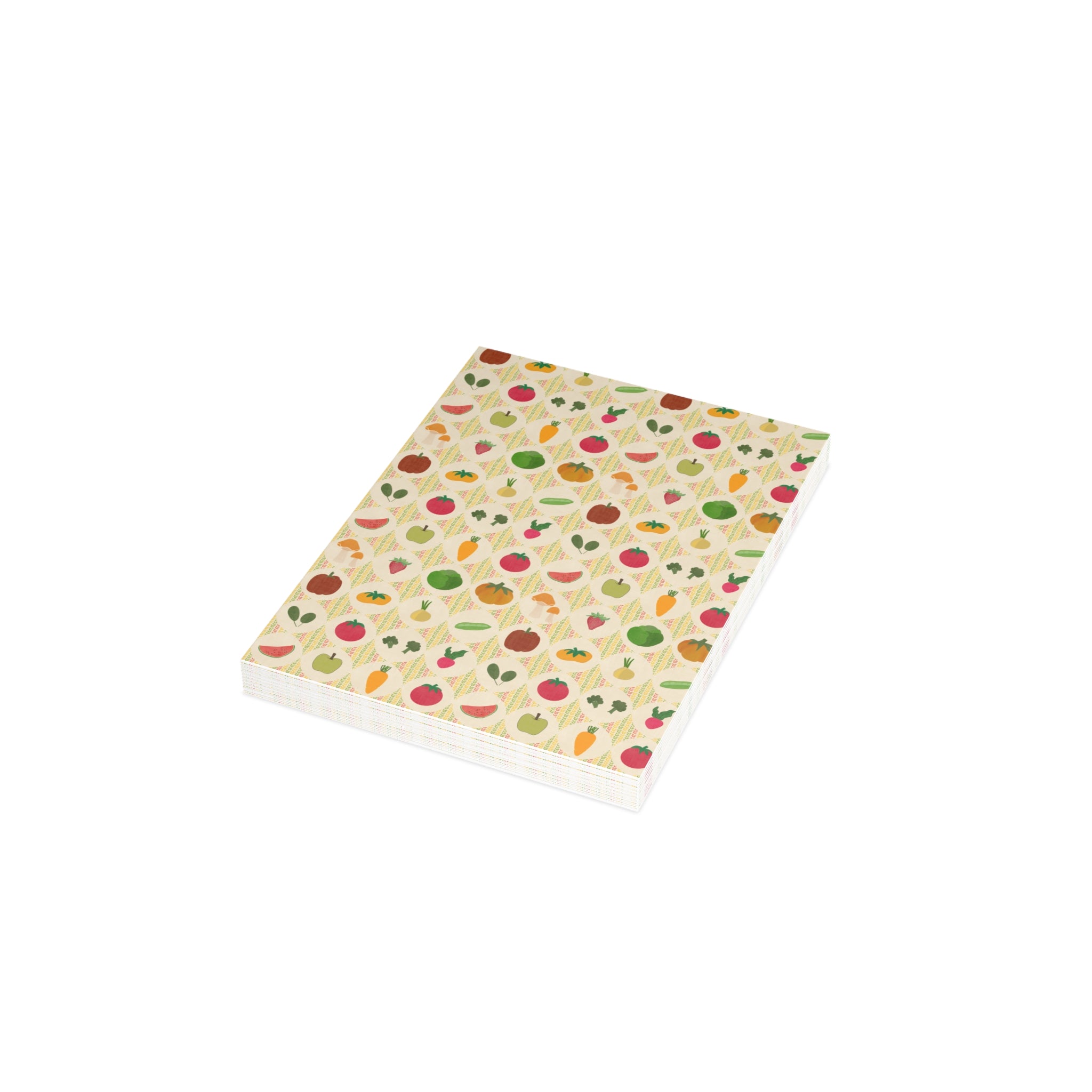 Garden Harvest Greeting Cards for All Occasions, Vegan Gifts, Thank You Cards, Fruit and Vegetable Design, Eco-Friendly Stationery