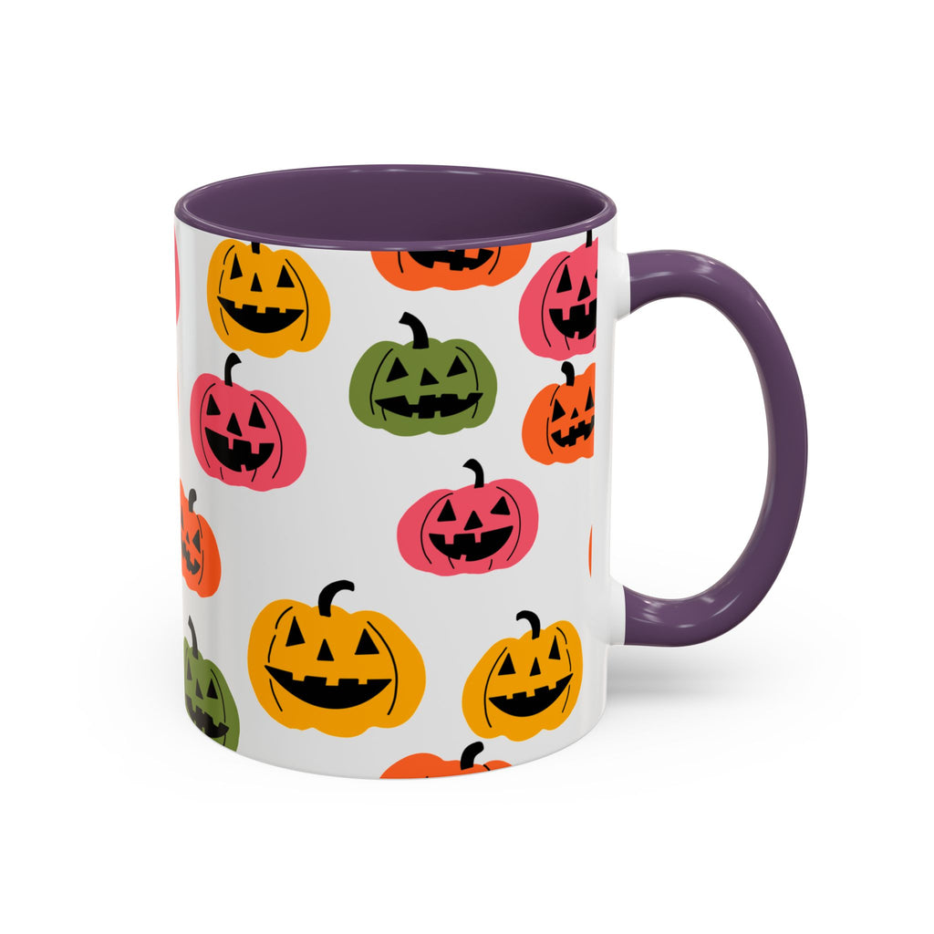 Halloween Pumpkin Coffee Mug, Spooky Decor, Fall Drinkware, Fun Gift for Halloween Lovers, Cute Pumpkin Design
