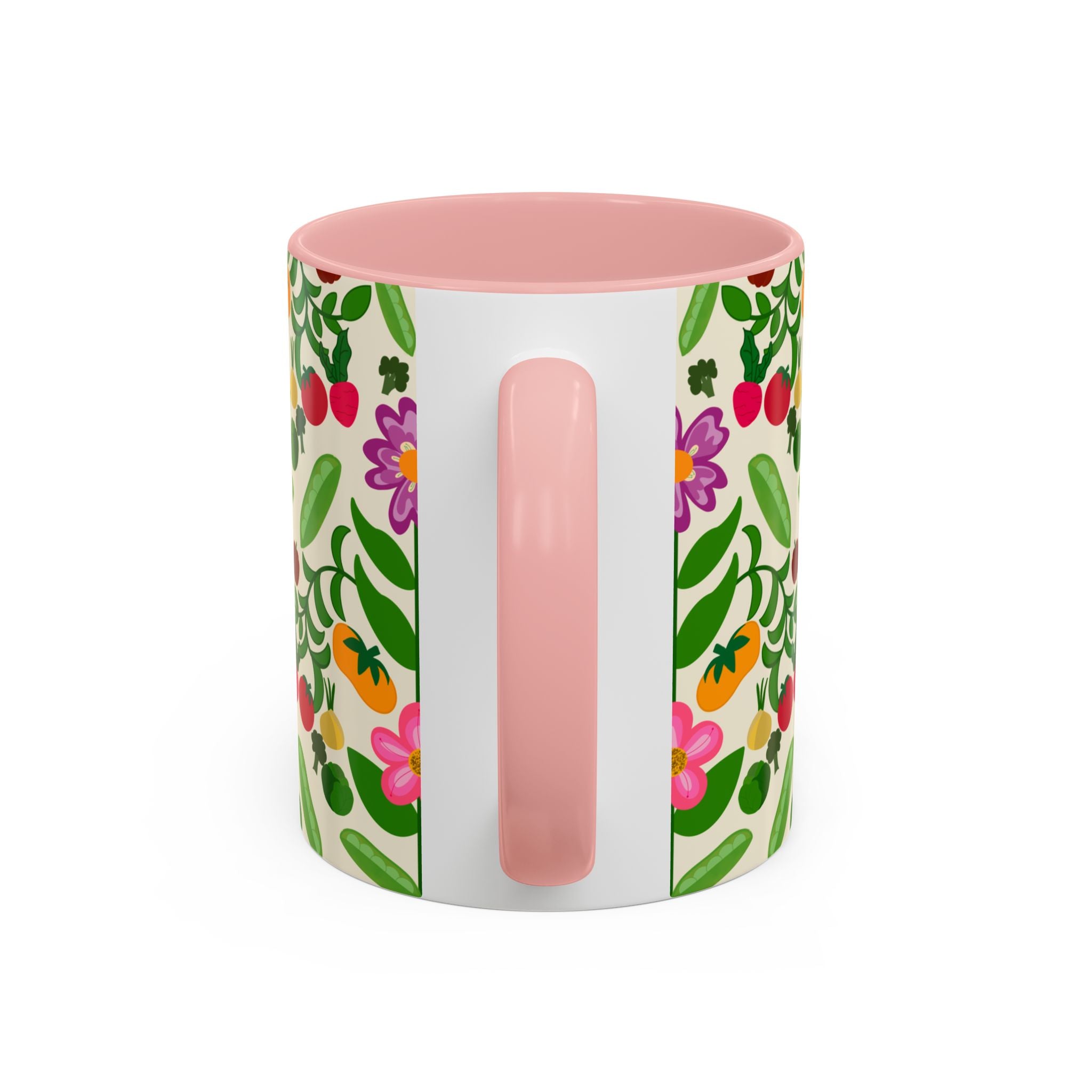 Bohemian Floral Accent Coffee Mug | Gift for Tea Lovers, Home Decor, Office Mug, Plant Lover's Gift, Spring Decor