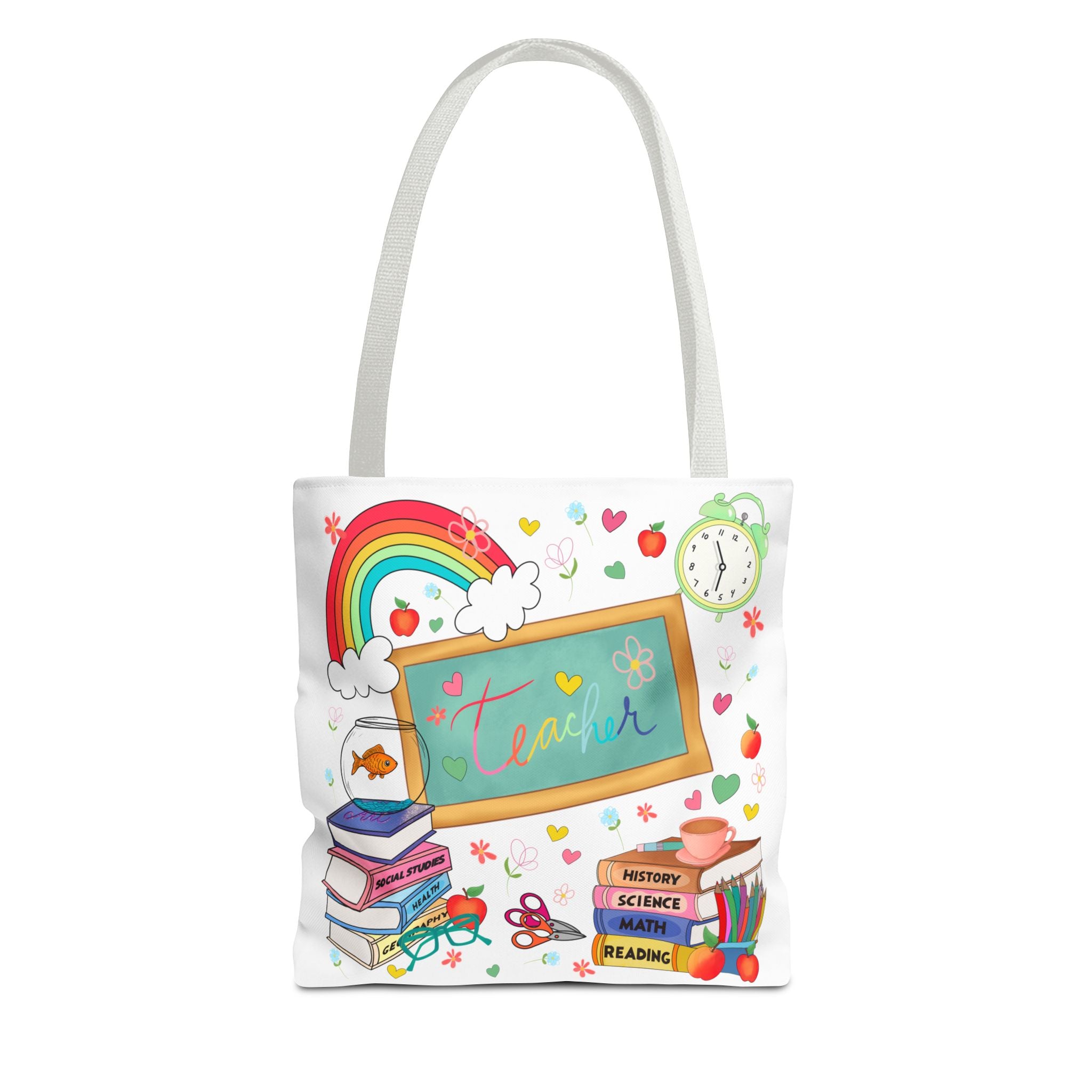 Teacher Tote Bag - Inspirational, Gift for Educators, Back to School, Classroom Decor, Fun and Functional