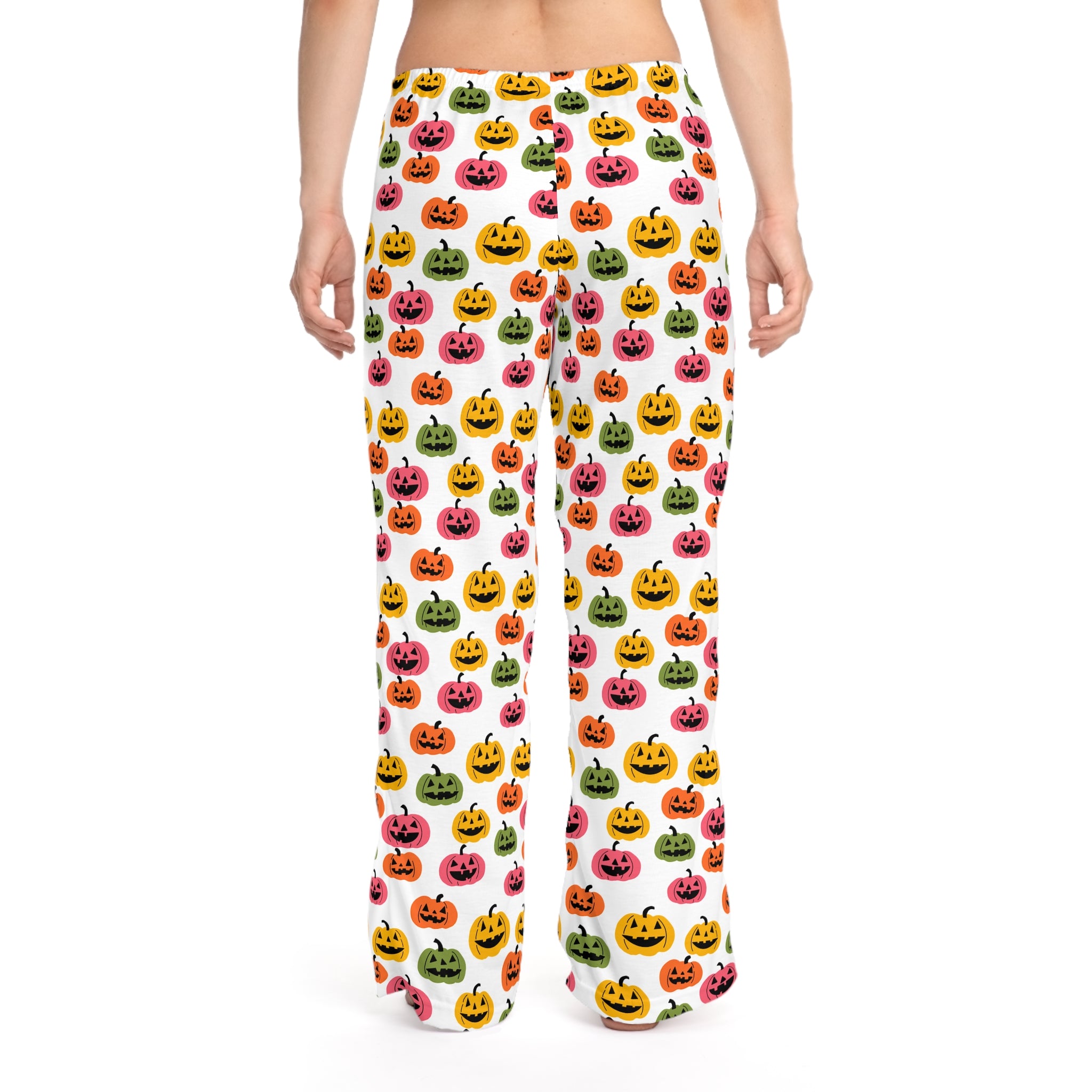 Cozy Halloween Pajama Pants, Fun Pumpkin Print Sleepwear, Women's Lounge Pants, Fall Sleepwear, Festive Halloween Clothing