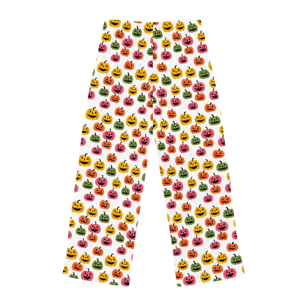 Cozy Halloween Pajama Pants, Fun Pumpkin Print Sleepwear, Women's Lounge Pants, Fall Sleepwear, Festive Halloween Clothing