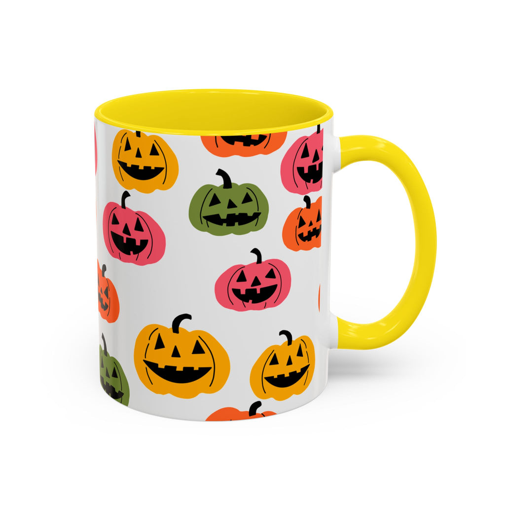Halloween Pumpkin Coffee Mug, Spooky Decor, Fall Drinkware, Fun Gift for Halloween Lovers, Cute Pumpkin Design
