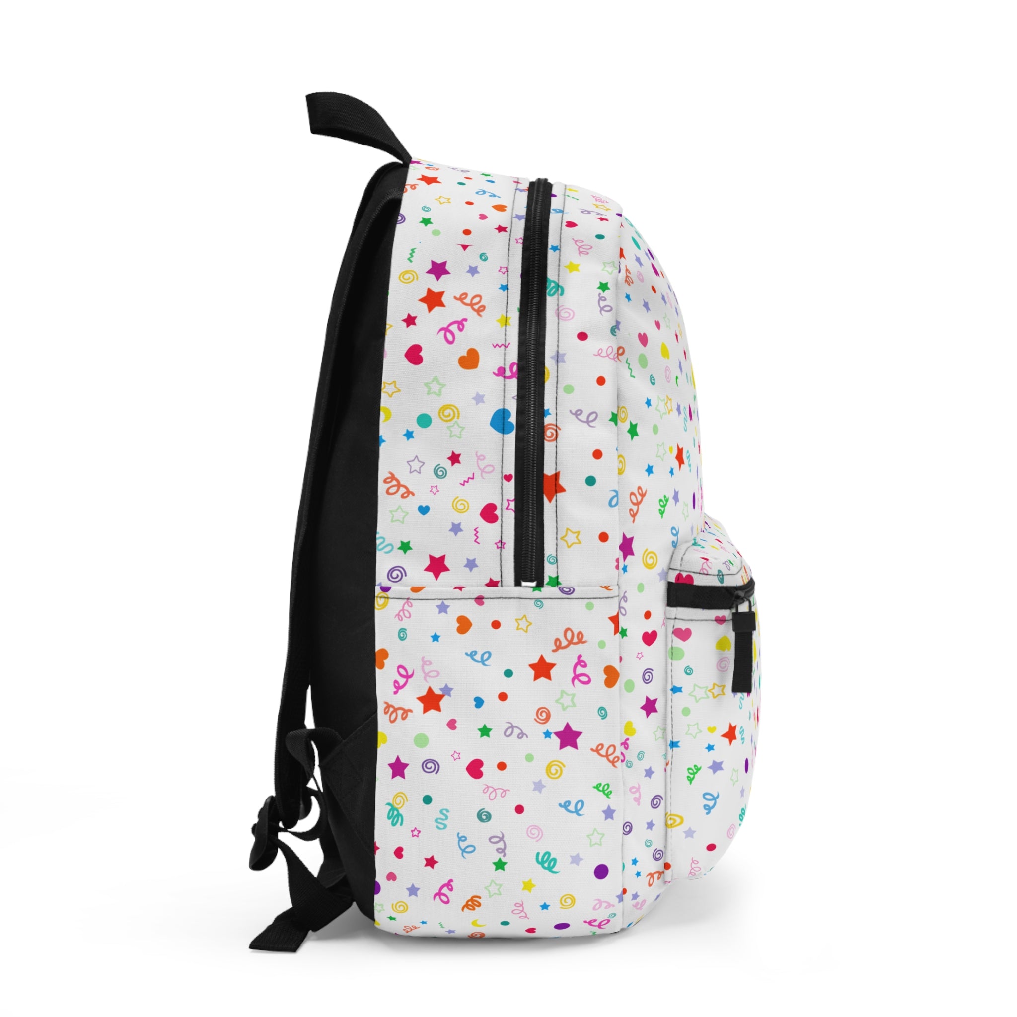Colorful Starry Backpack - Daily Use, School Bag, Travel Companion, Cute Accessory for Kids & Teens