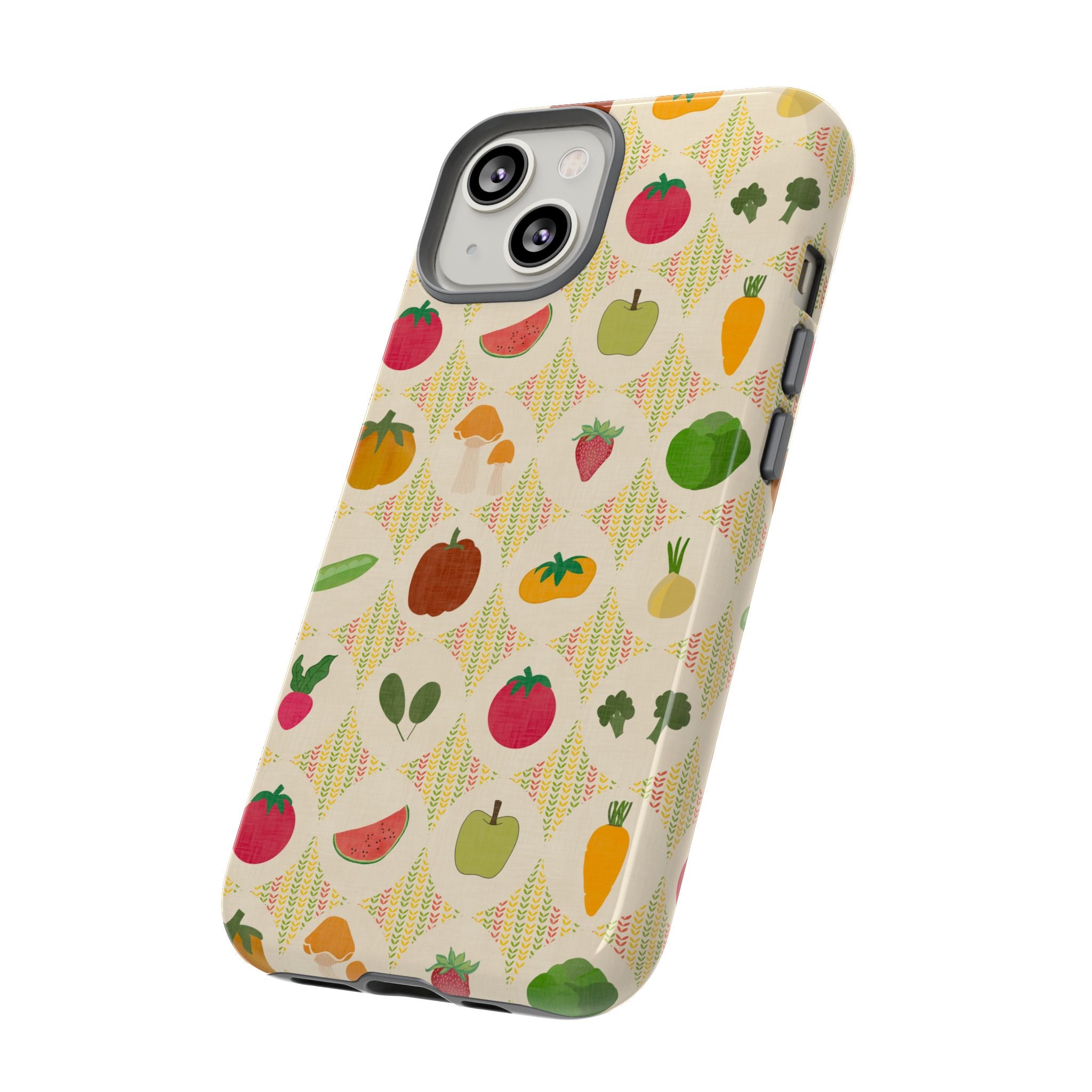 Fruits & Veggies Phone Case - Colorful Tough Cases for Plant Lovers, Gift for Gardeners, Eco-Friendly Accessory, Fun Phone Cover, [...]