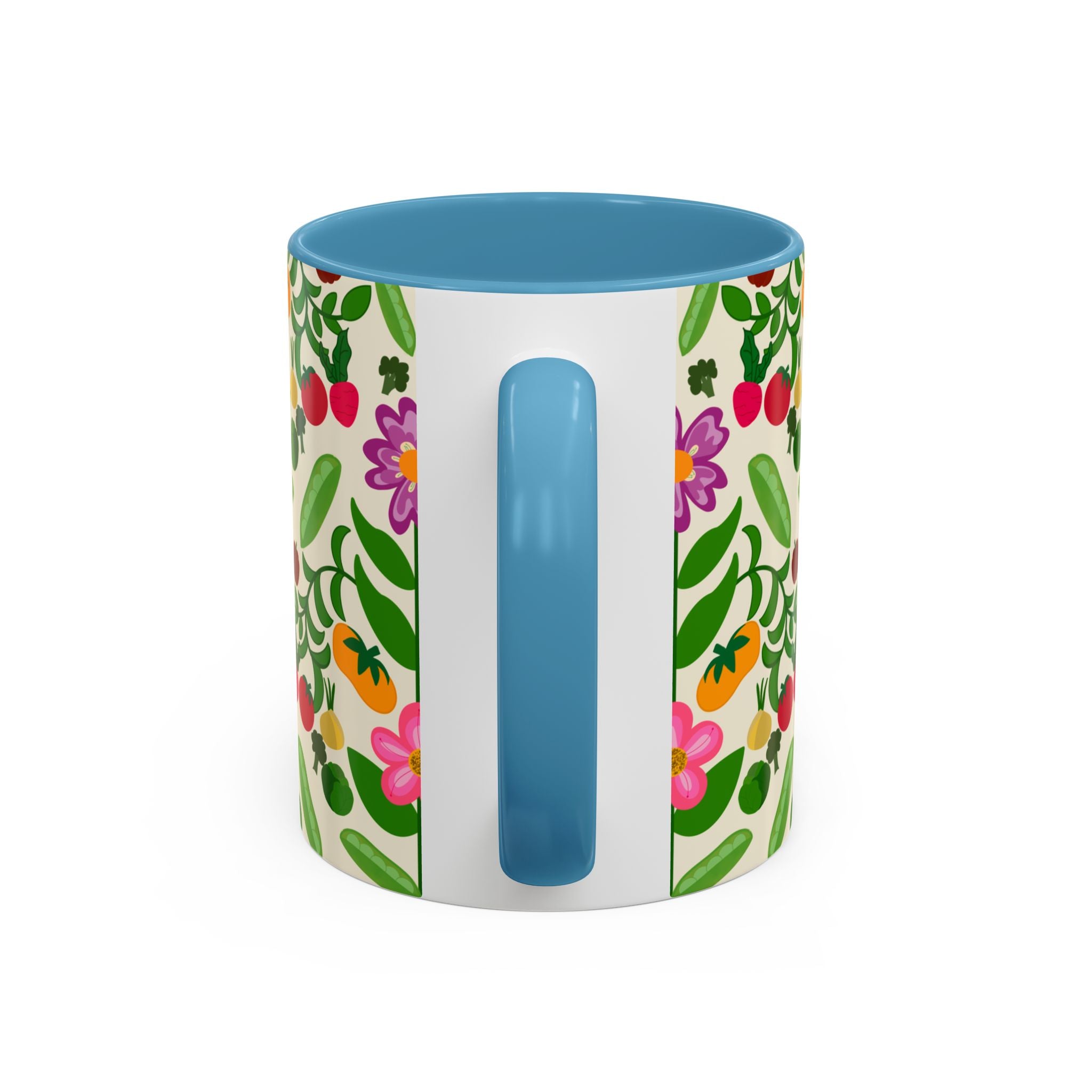 Bohemian Floral Accent Coffee Mug | Gift for Tea Lovers, Home Decor, Office Mug, Plant Lover's Gift, Spring Decor