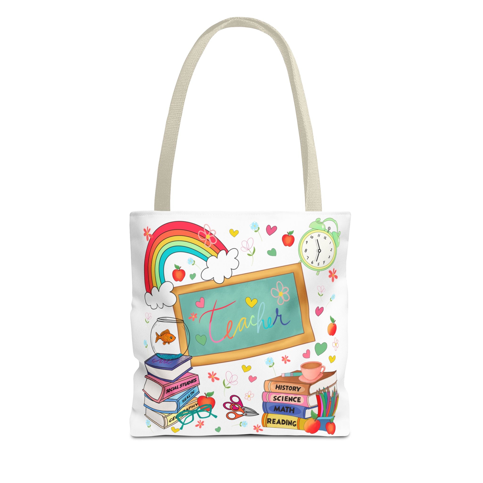Teacher Tote Bag - Inspirational, Gift for Educators, Back to School, Classroom Decor, Fun and Functional