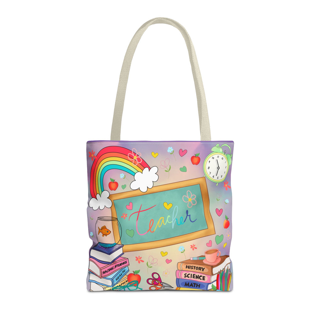 Teacher Tote Bag - Inspirational, Gift for Educators, Back to School, Classroom Decor, Fun and Functional