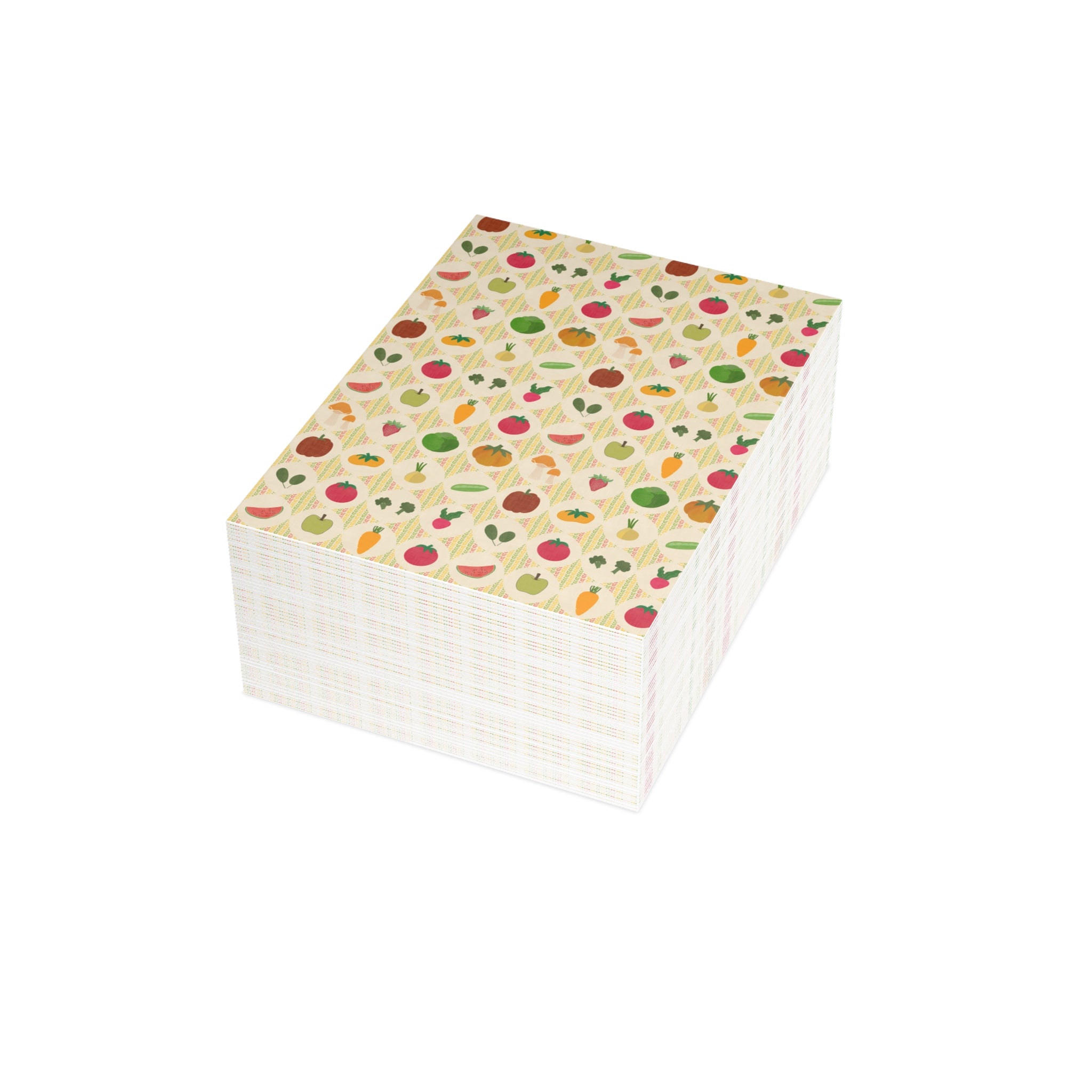 Garden Harvest Greeting Cards for All Occasions, Vegan Gifts, Thank You Cards, Fruit and Vegetable Design, Eco-Friendly Stationery