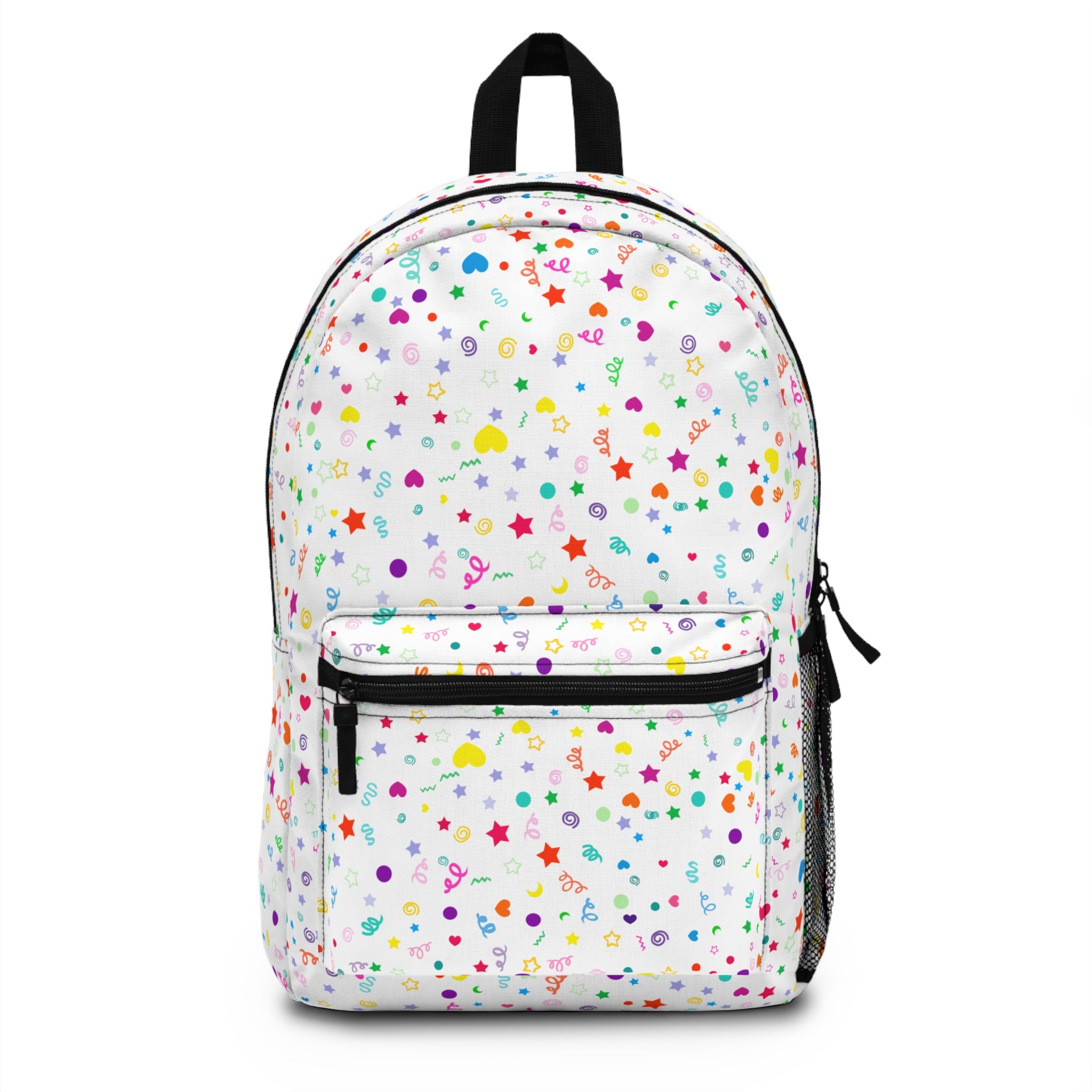 Colorful Starry Backpack - Daily Use, School Bag, Travel Companion, Cute Accessory for Kids & Teens